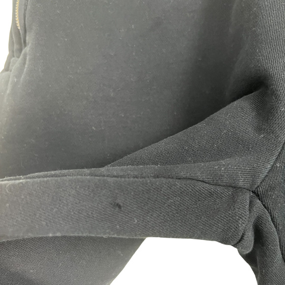 Sandro Ankle Zip Pull On Pants Black Cotton Jogger Pockets Sweatpant Size XL - Picture 15 of 15